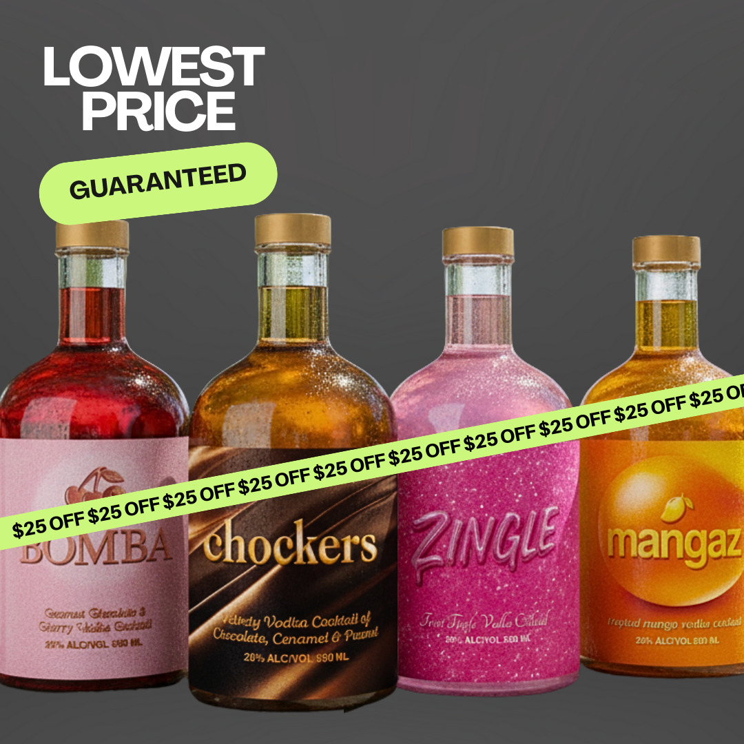 Party Pack of Flavoured Vodkas