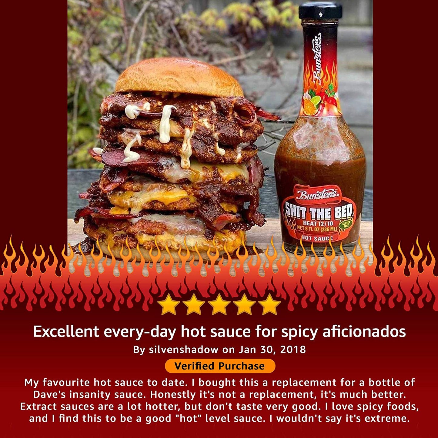 1 x Shit The Bed Hot Sauce (12/10 Heat)