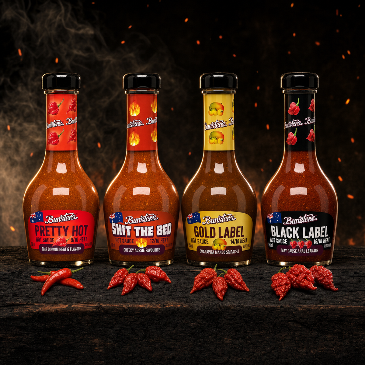 Hot Ones Range: Hotter and Hotter – Bunsters