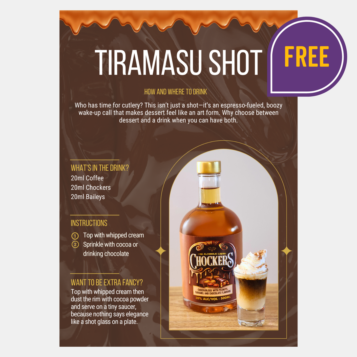 FREE Cocktail eBook : Decadent Dessert Drinks