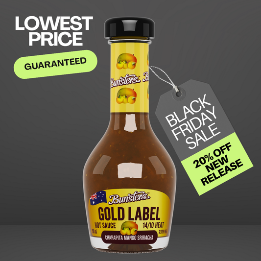 Gold Label Hot Sauce - The Rolls Royce of Pain