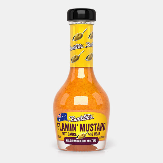 Flamin' ™️ Mustard - Hot Sauce Or Mustard? Por Que No Los Dos!