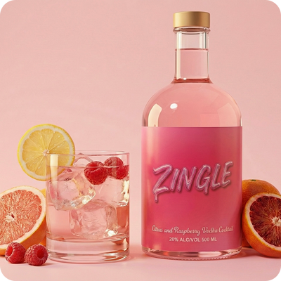 Case of Zingle - 4 x 500ml Bottles