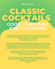 Free Cocktail eBook : Classic Cocktails for Good Times & Bad Decisions