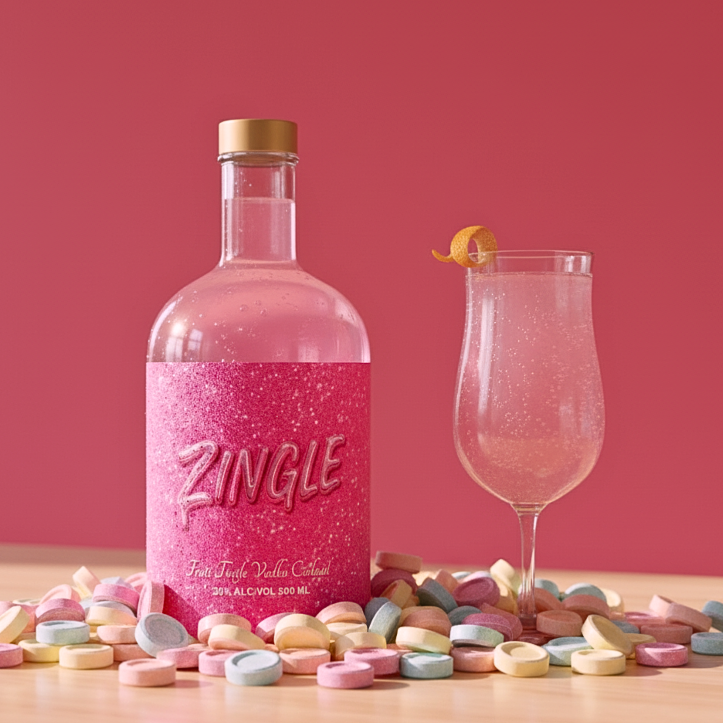 Case of Zingle - 4 x 500ml Bottles