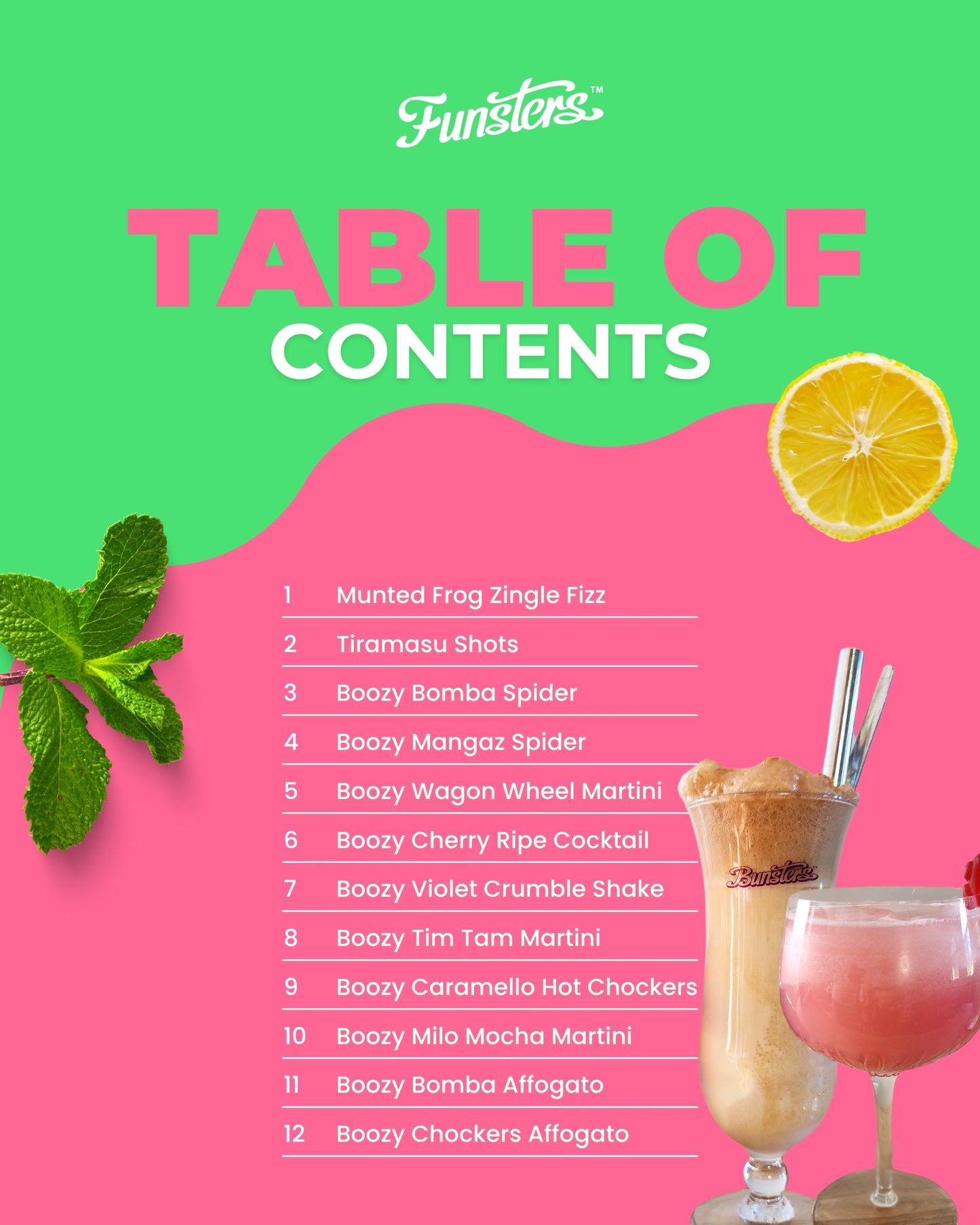 FREE Cocktail eBook : Decadent Dessert Drinks