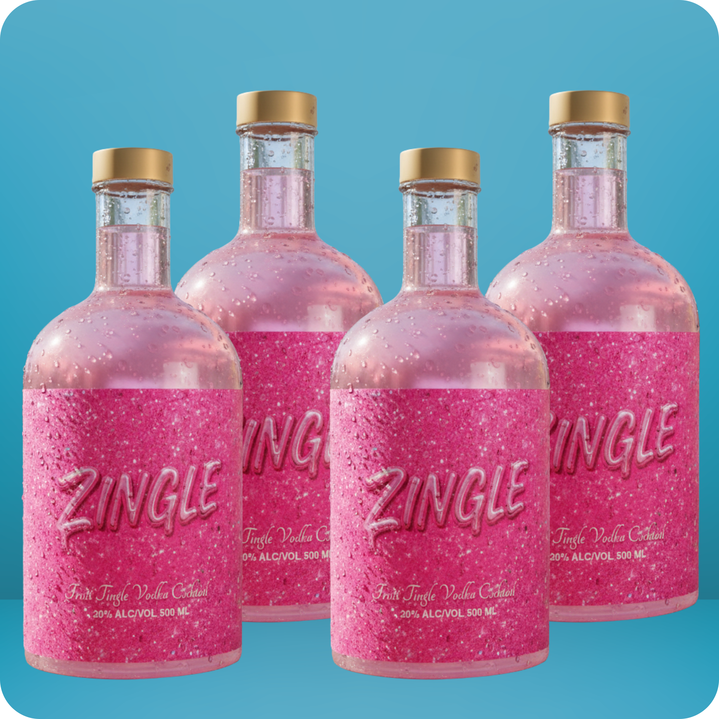 Case of Zingle - 4 x 500ml Bottles