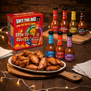 The Perfect 'Hot Ones At Home' Kit: 7 Fiery Sauces With Hilarious Questions And Dares