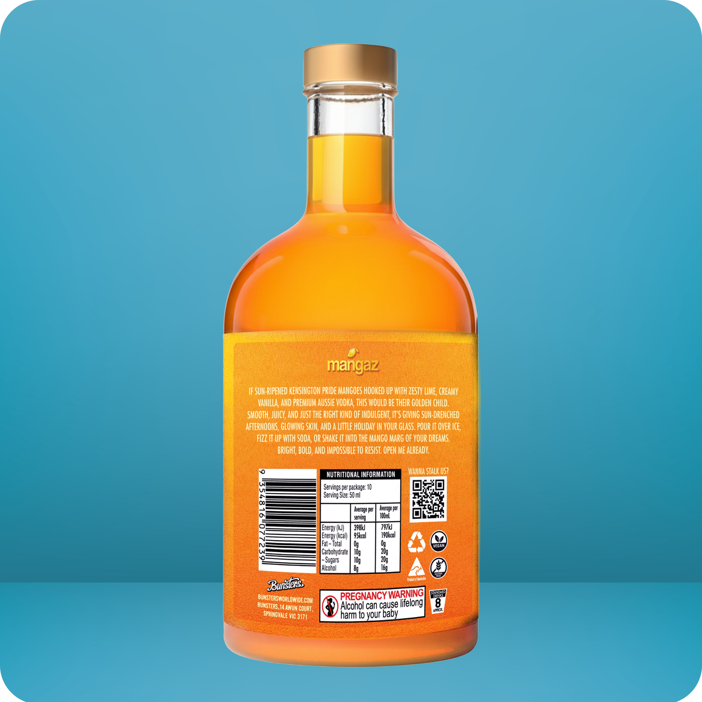 Case of Mangaz - 4 x 500ml Bottles