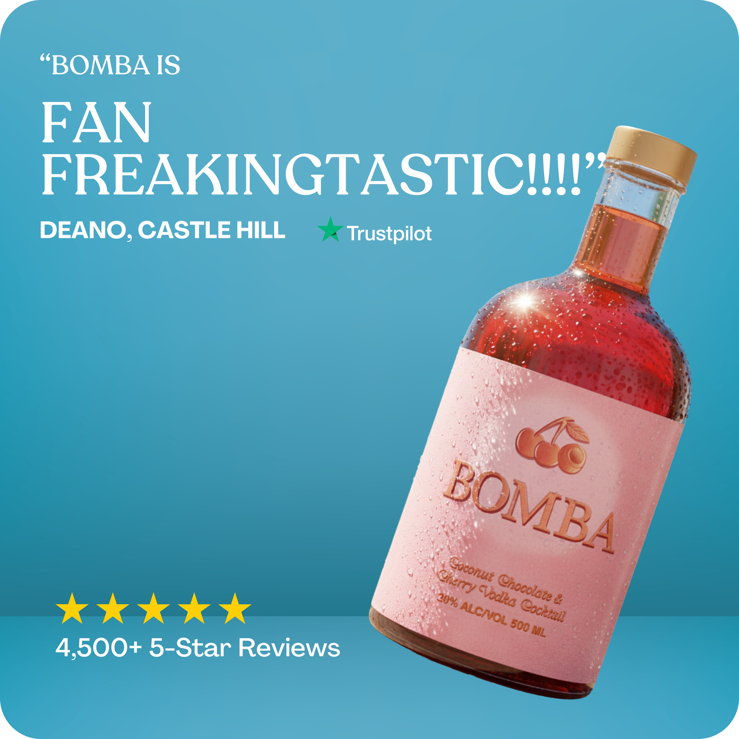 Case of Bomba - 4 x 500ml Bottles