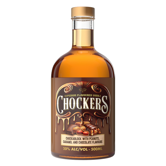Chockers Flavoured Vodka - Chockablock with Chocolate, Caramel and Peanuts