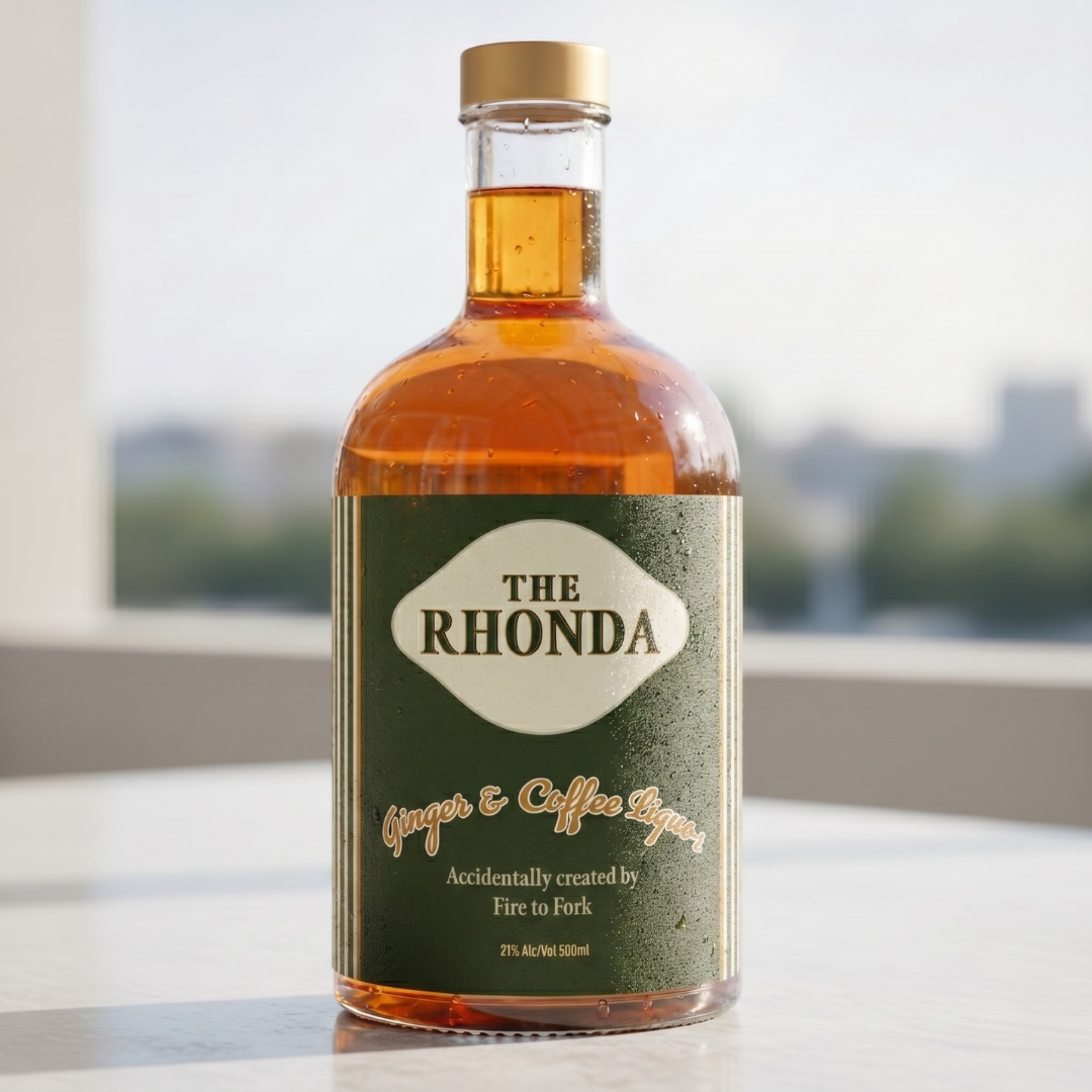 PRESALE - Fire to Fork - Limited Edition "RHONDA" Ginger & Coffee Liquor 500ml