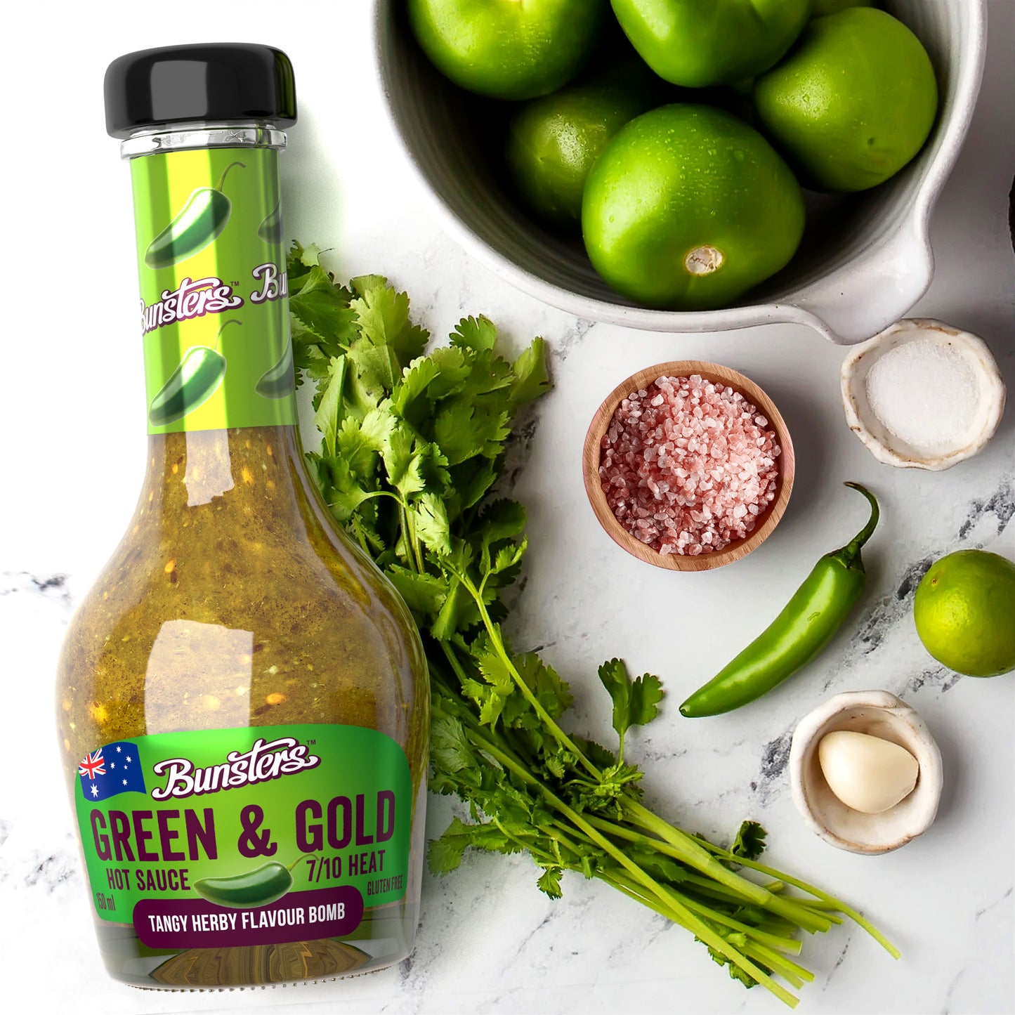 🌶️🌶️ Green and Gold (Case of 6)