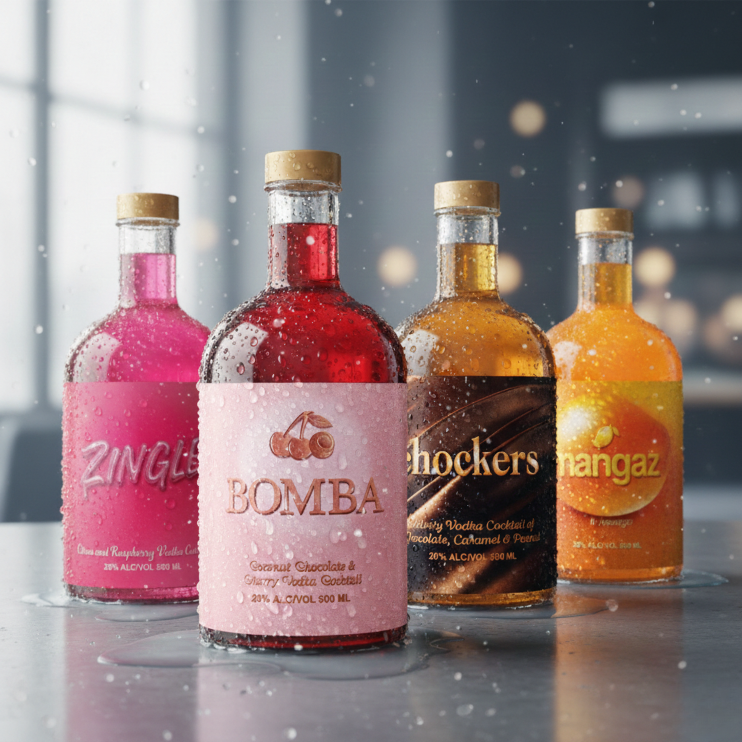 Party Pack of Flavoured Vodkas