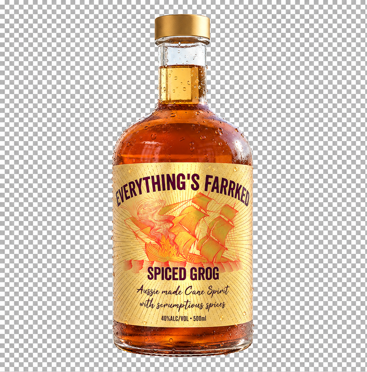 4 x Everything's Farrked Spiced Grog (Carribbean Spice)
