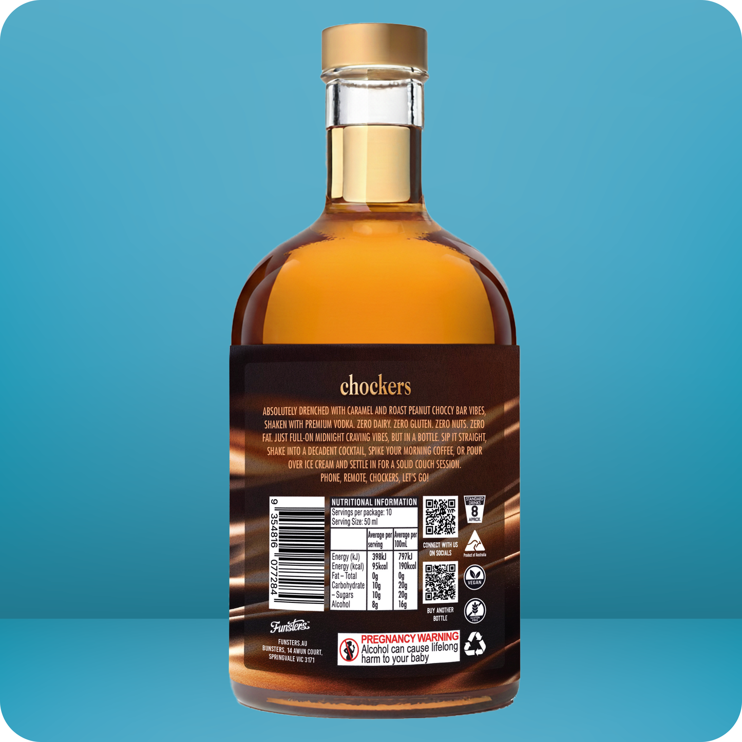 Case of Chockers- 4 x 500ml Bottles