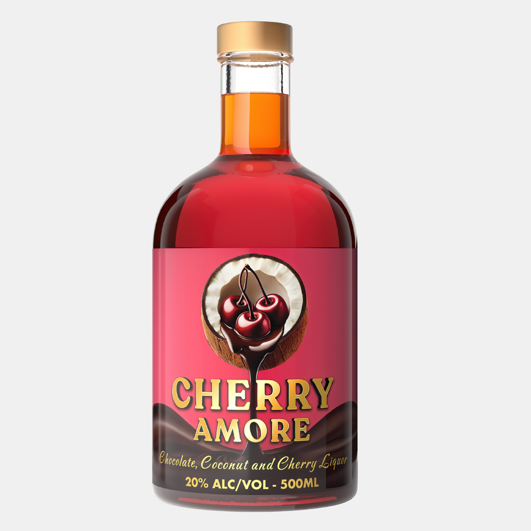 Cherry Amore - Chocolate, Coconut and Cherry Flavoured  Liquor (Cherry Ripe)