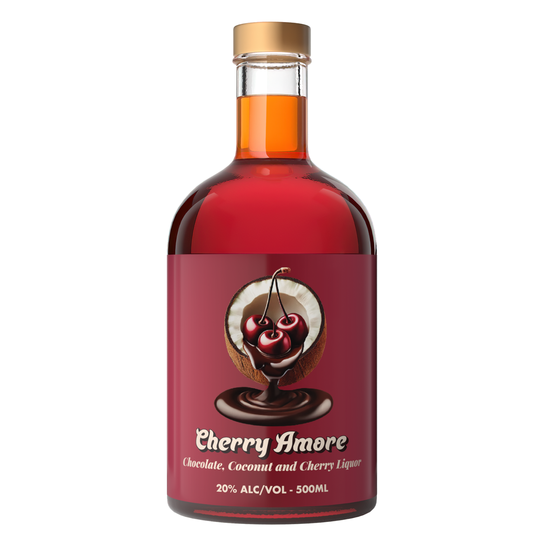 Cherry Amore - Chocolate, Coconut and Cherry Flavoured Vodka