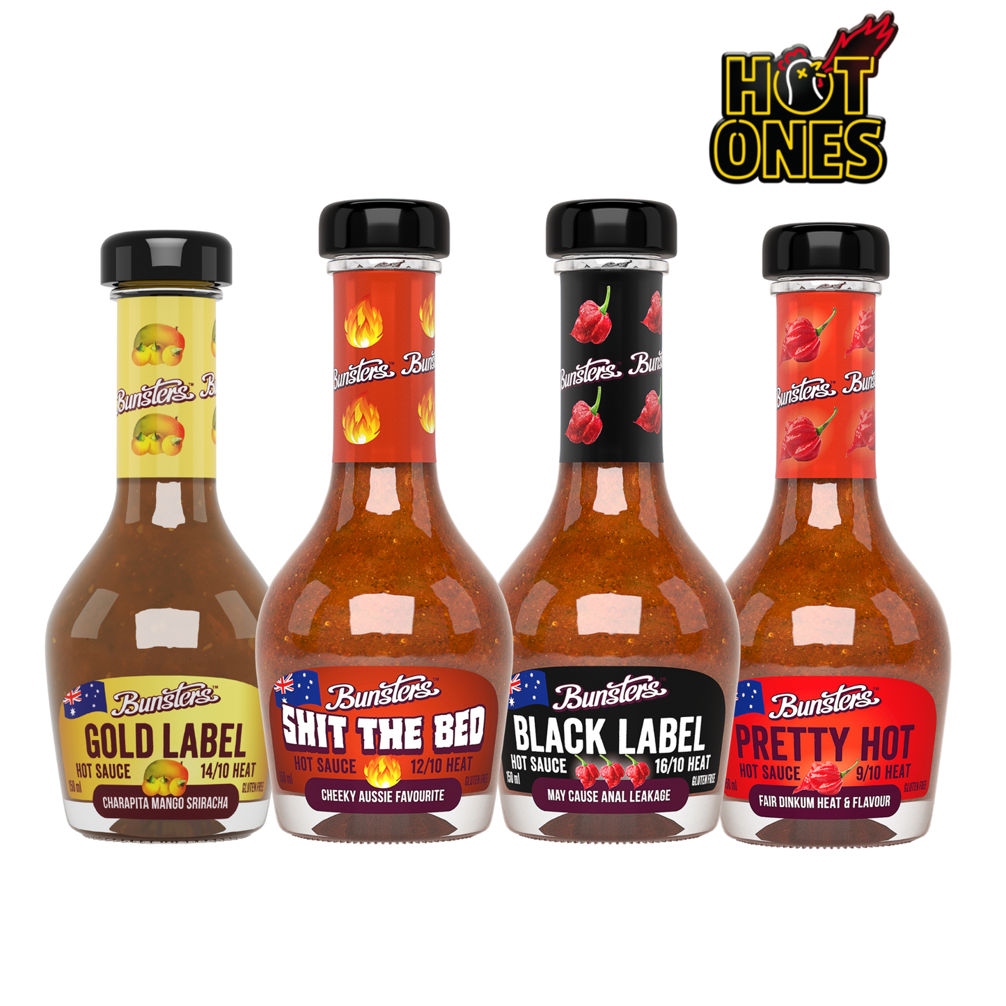 The Perfect 'Hot Ones At Home' Kit: 8 Fiery Sauces With Hilarious Questions And Dares