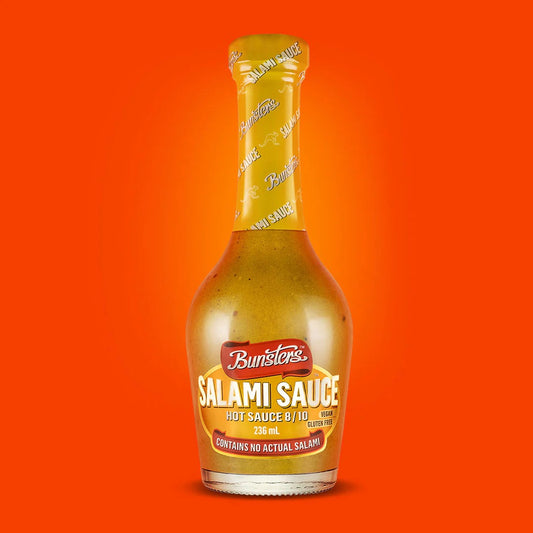 6 x Salami Sauce (8/10 Heat) ($6.50 a bottle)