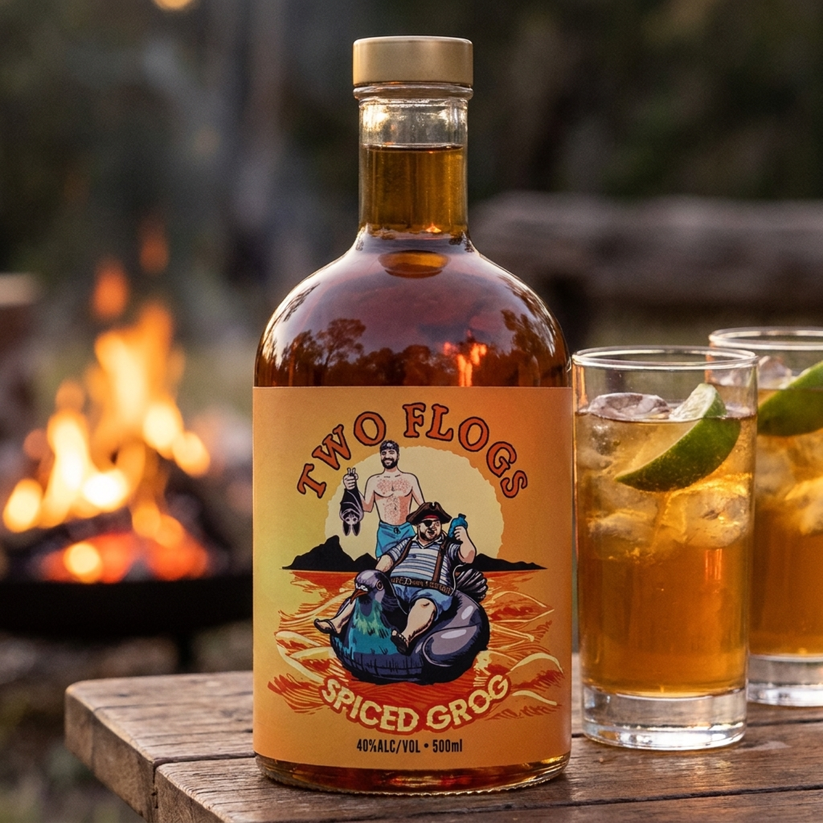 Two Flogs Spiced Grog 500ml - featured