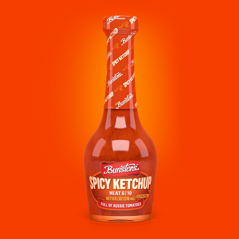 Wholesale Spicy Ketchup (6/10 Heat) (Loose Glass Bottles -0) VIP